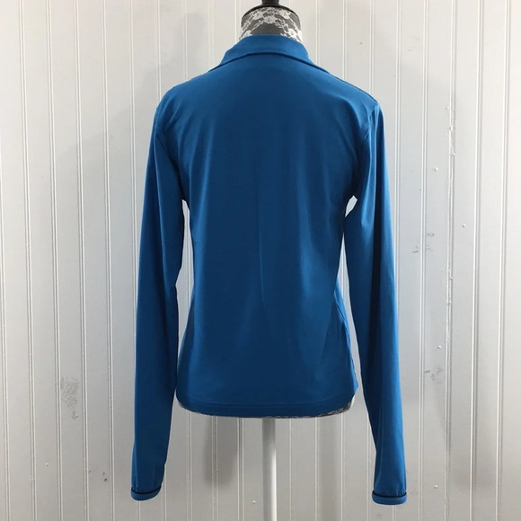The North Face Blue Half Zip‎ Pullover Sweatshirt Womens Small Long Sleeve - Picture 3 of 11